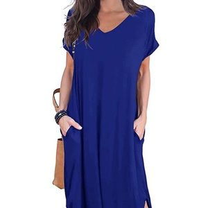 Maxi dress with pockets